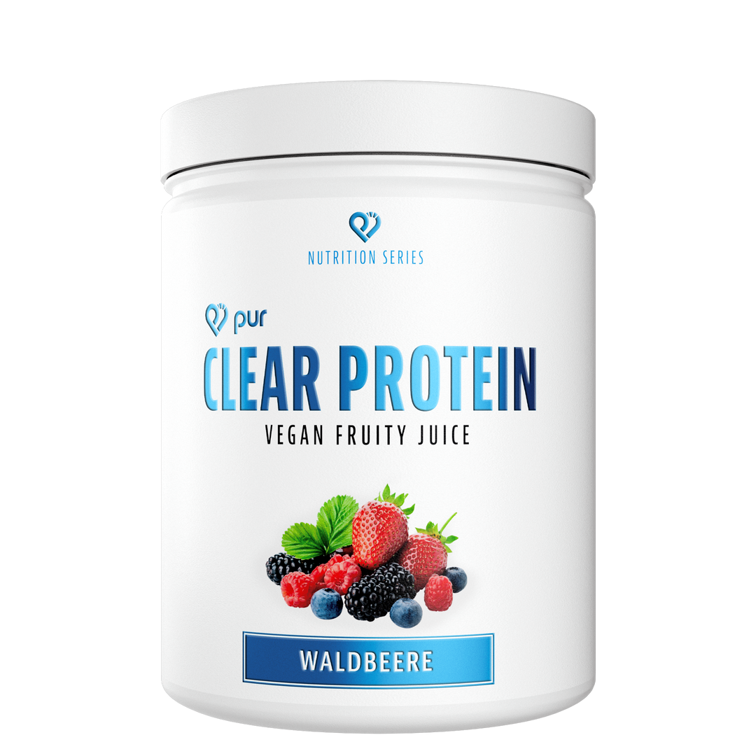 Vegan Clear Protein von pur-life in der 454g Dose - Waldbeeren Geschmack