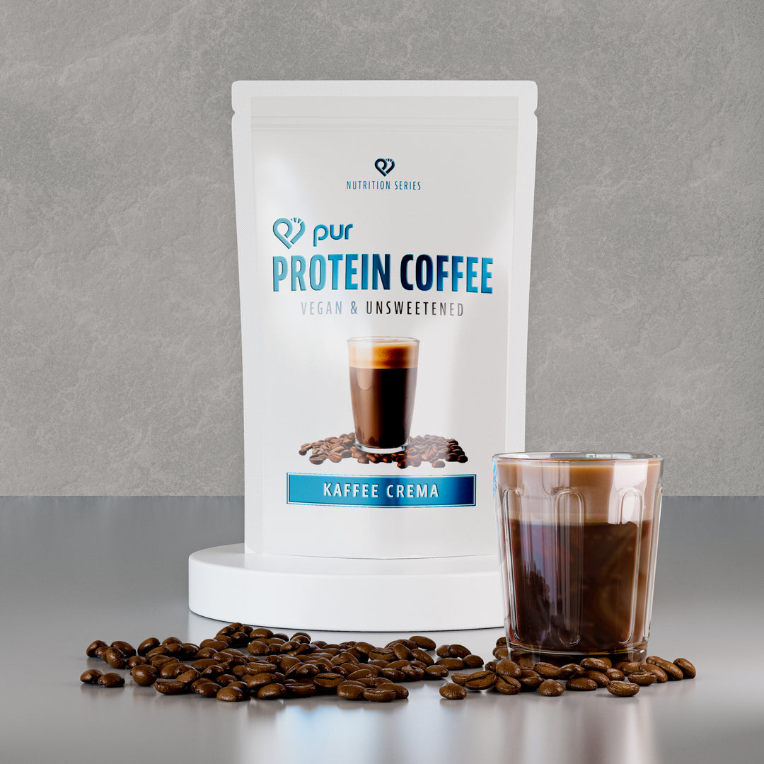 Premium Protein trifft echte Kaffeekultur - Premium Protein Kaffee von pur-life