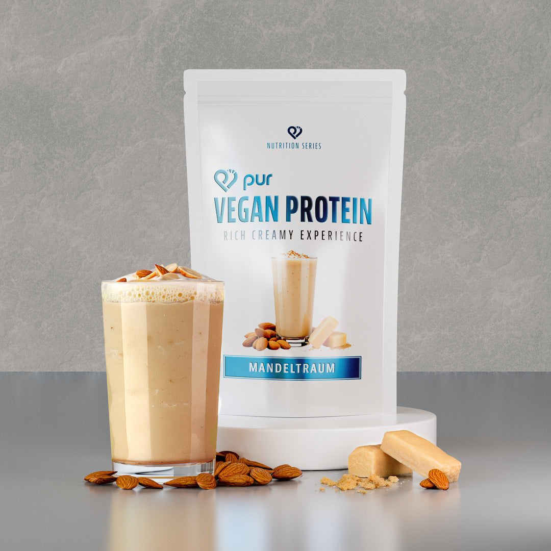 Eine neue Dimension veganer Proteine . Veganes Protein von pur-life