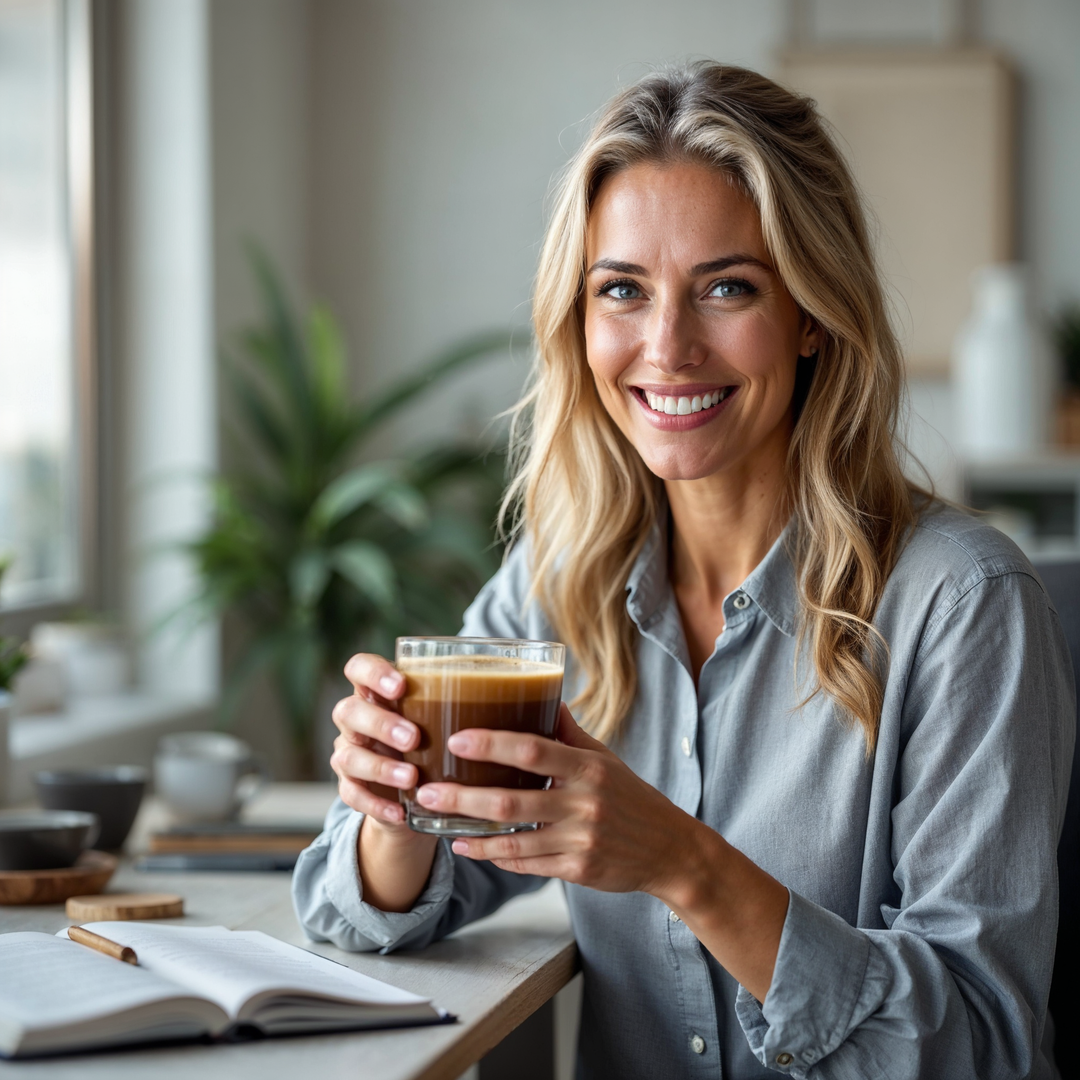 Dickere, samtigere Konsistenz als herkömmliche Proteinshakes - Protein Kaffee von pur-life