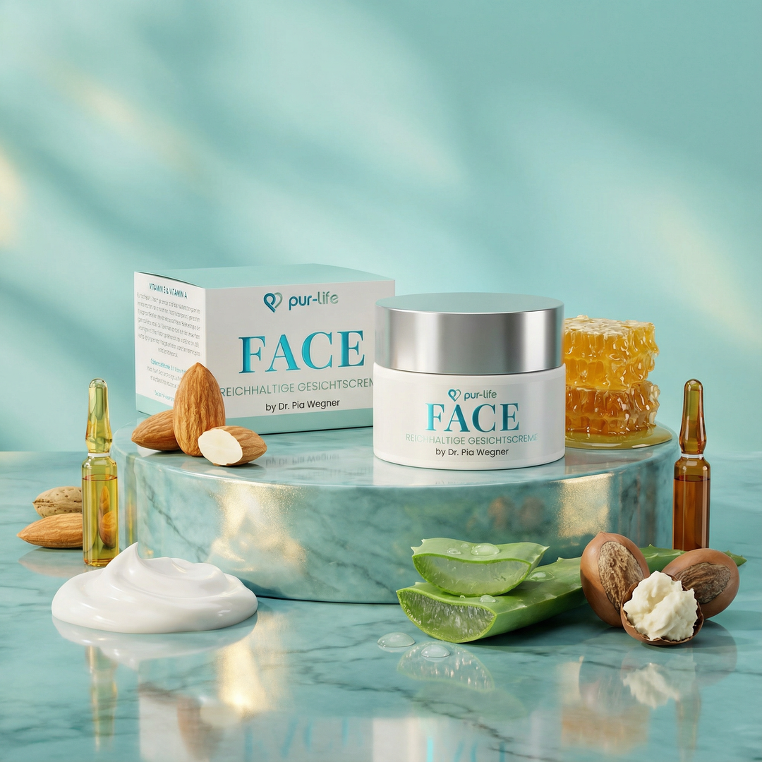 Sorgfältig entwickelt für regenerierte, geschützte und strahlende Haut - pur.Face von pur-life