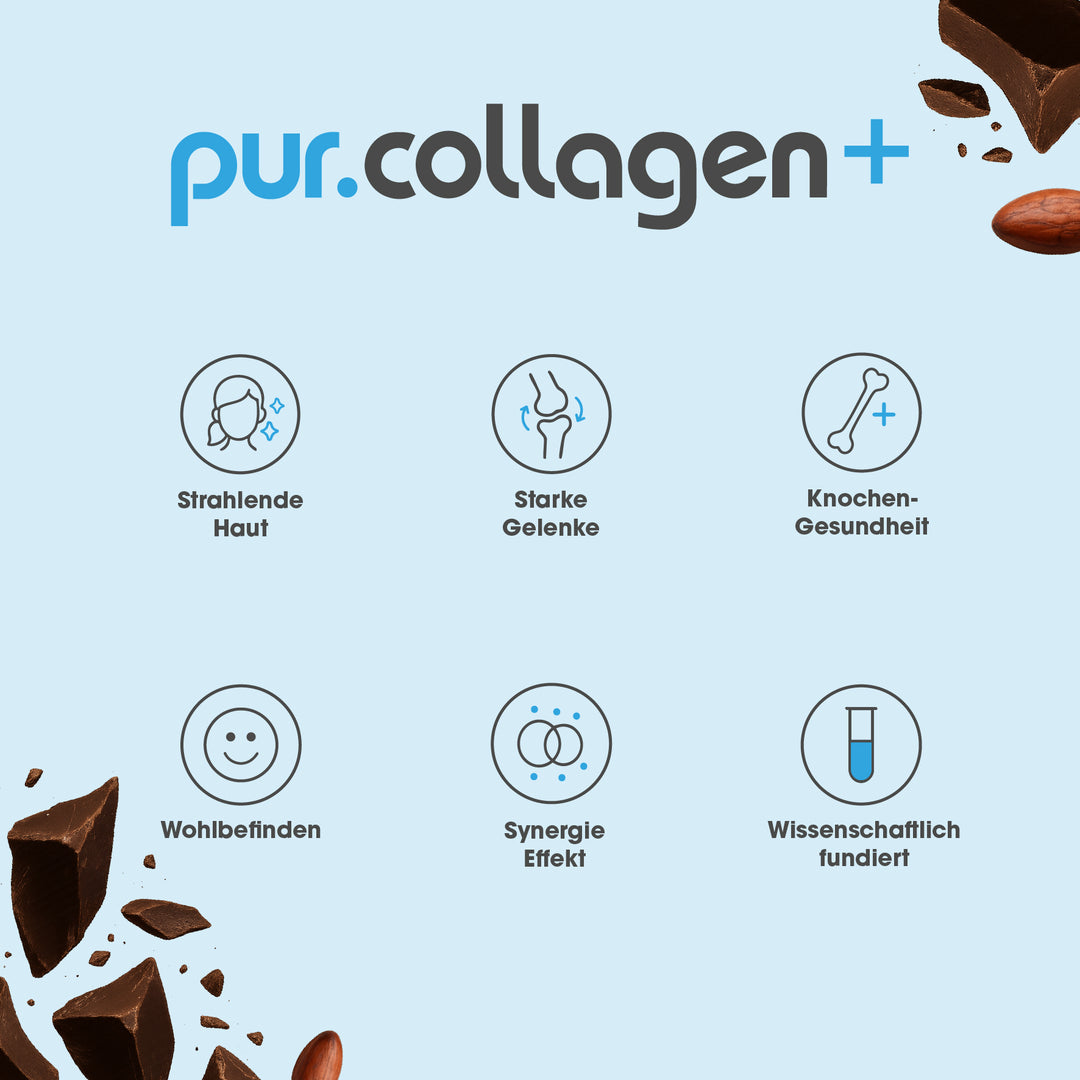 pur Collagen Hydrolysat Schokolade - Benefits #geschmack_schokolade