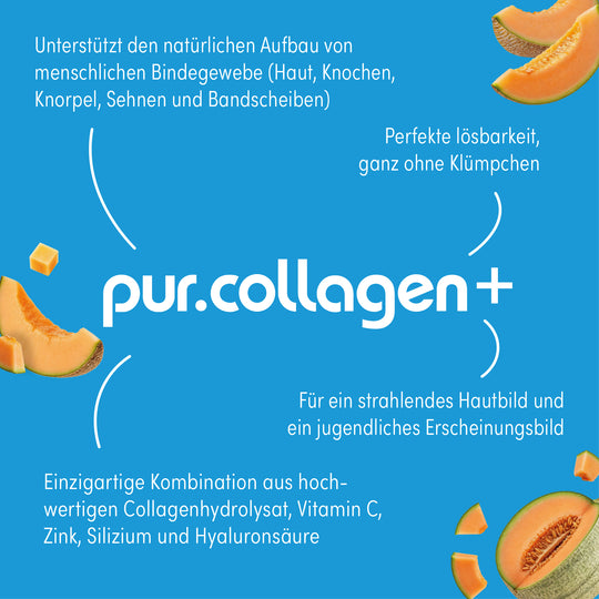 pur Collagen Hydrolysat Honigmelone - Vorteile #geschmack_honigmelone