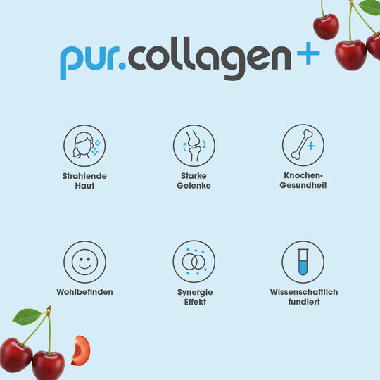 pur Collagen Hydrolysat Kirsche - Benefits #geschmack_kirsche