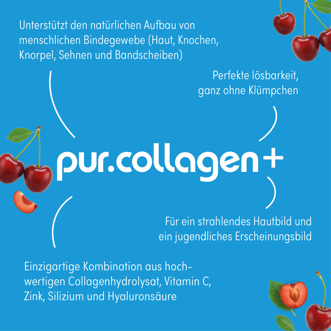 pur Collagen Hydrolysat Kirsche - Vorteile #geschmack_kirsche