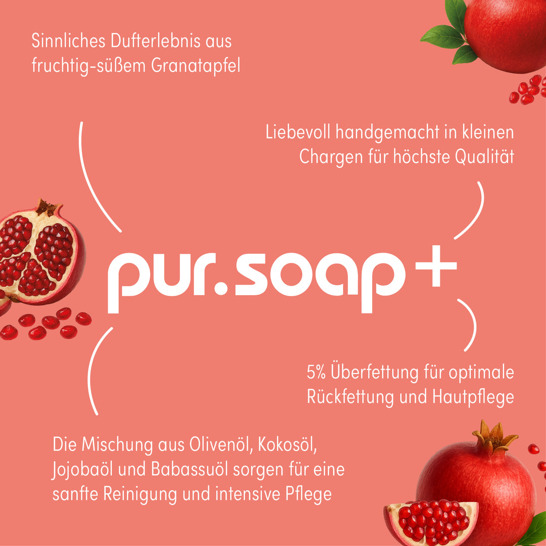pur.soap+ Granatapfel von pur-life - Naturseife - Vorteile #inhalt_100g-naturseife