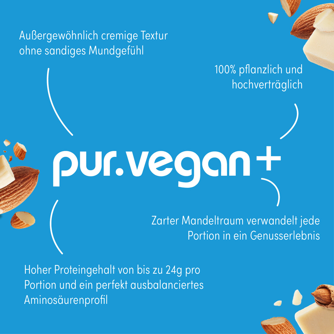 pur Vegan Protein Mandeltraum von pur-life - Vorteile #geschmack_mandeltraum