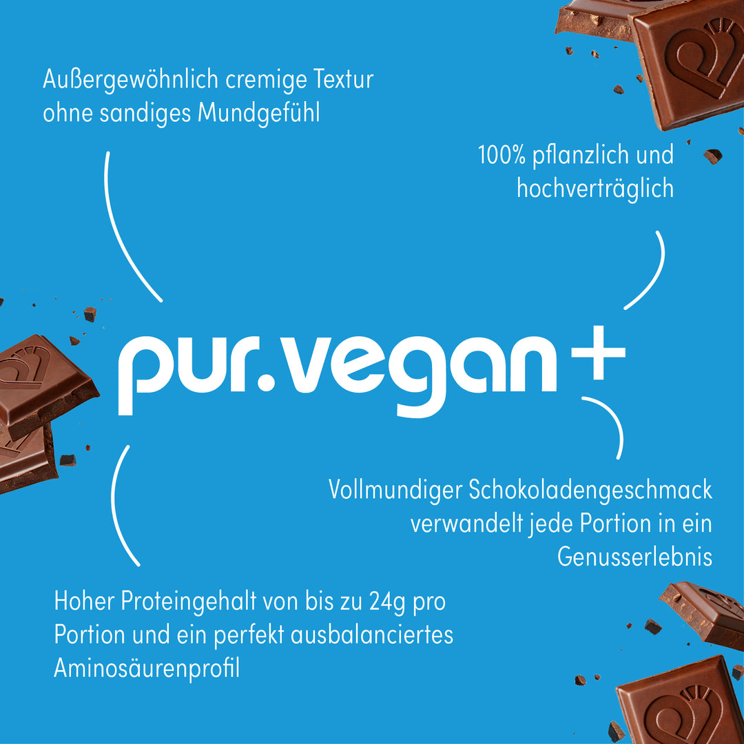 pur Vegan Protein Schokolade von pur-life - Vorteile #geschmack_schokolade