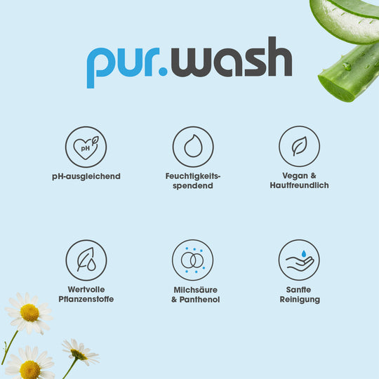 pur.Wash von pur-life - Intimpflege - Benefits #inhalt_200ml-pumpspender