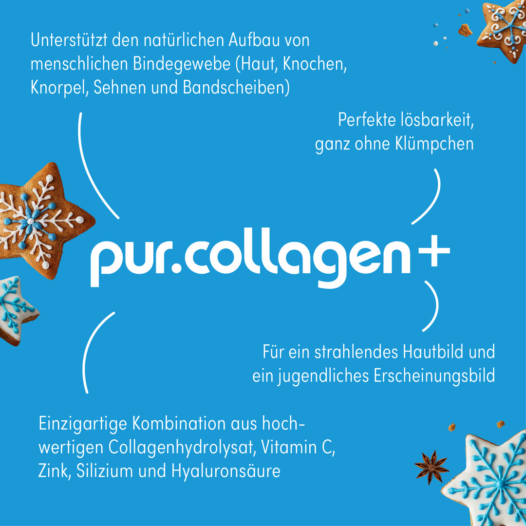 pur Collagen Hydrolysat Winter Edition Zimtstern - Vorteile #geschmack_zimtstern
