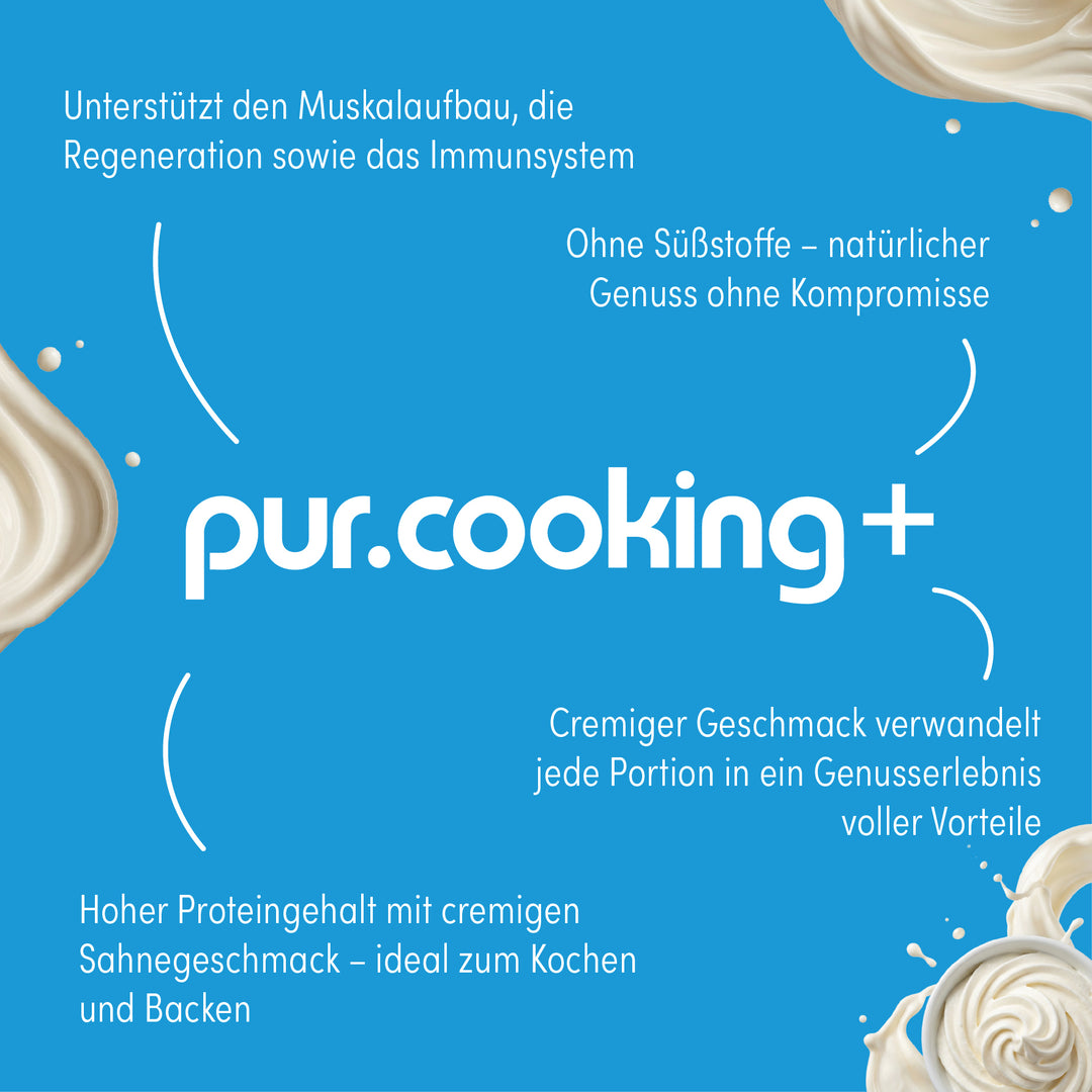 pur.cooking+ Sahne - Sahne Protein von pur-life - Benefits #geschmack_sahne