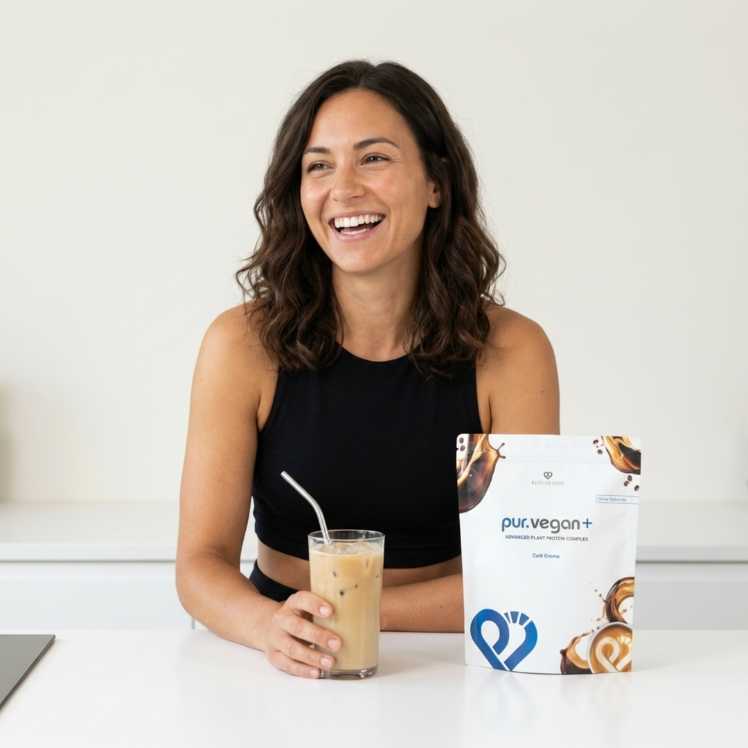 Dickere, samtigere Konsistenz als herkömmliche Proteinshakes - Protein Kaffee von pur-life