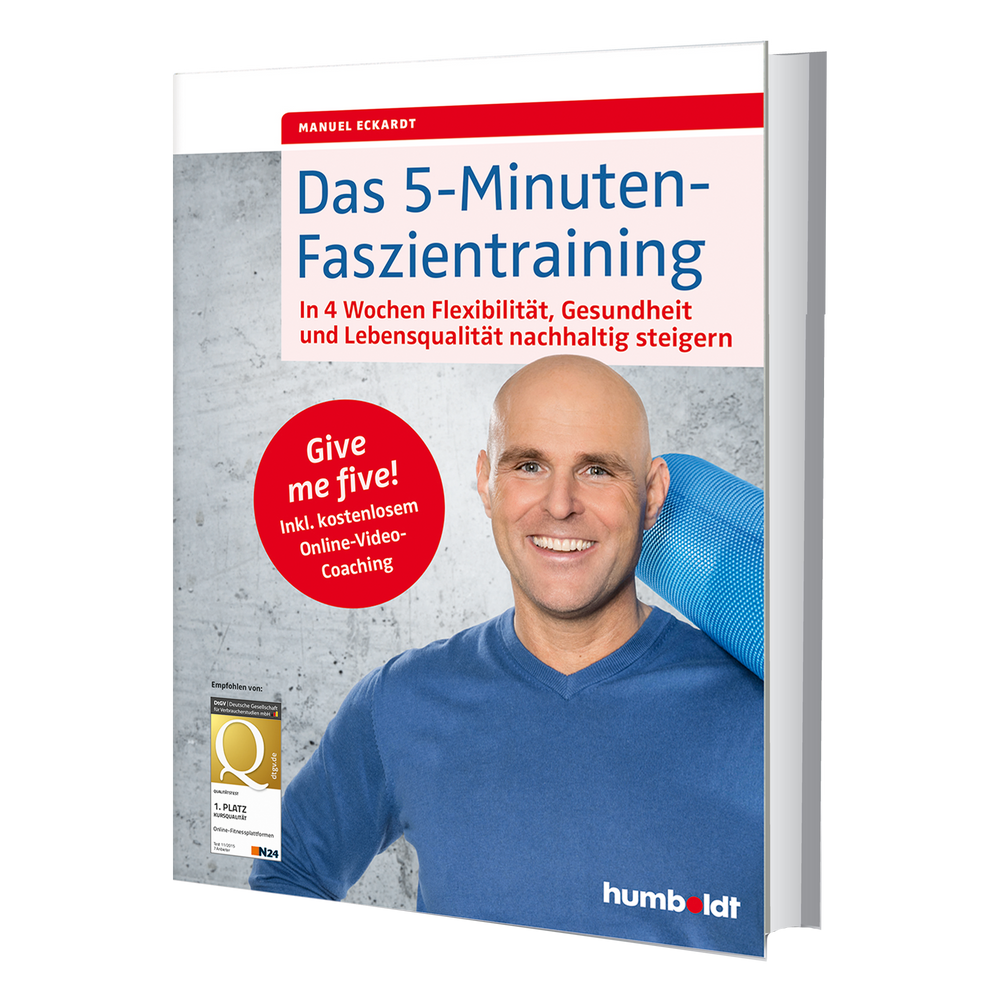 Das 5-Minuten-Faszientraining - Taschenbuch von Manuel Eckardt bei pur-life #format_taschenbuch