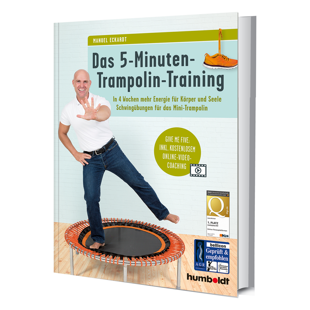 Das 5-Minuten Trampolin-Training - Taschenbuch von Manuel Eckardt bei pur-life