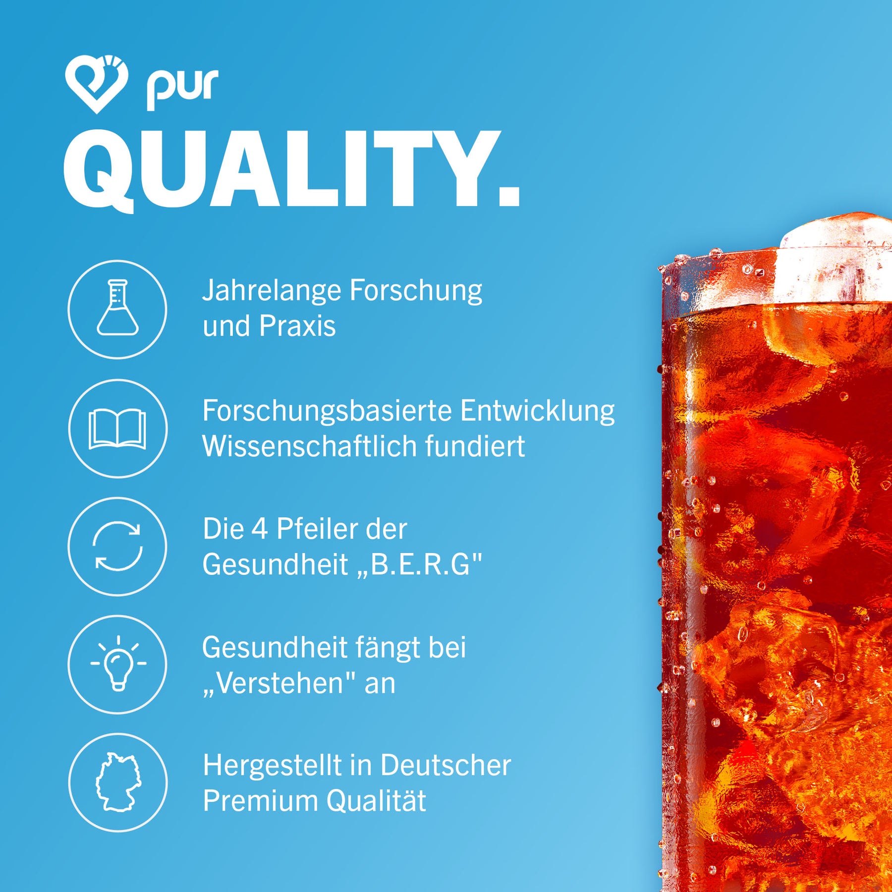 pur.Clear Protein Waldbeere | Erfrischend anders – Glasklares veganes ...