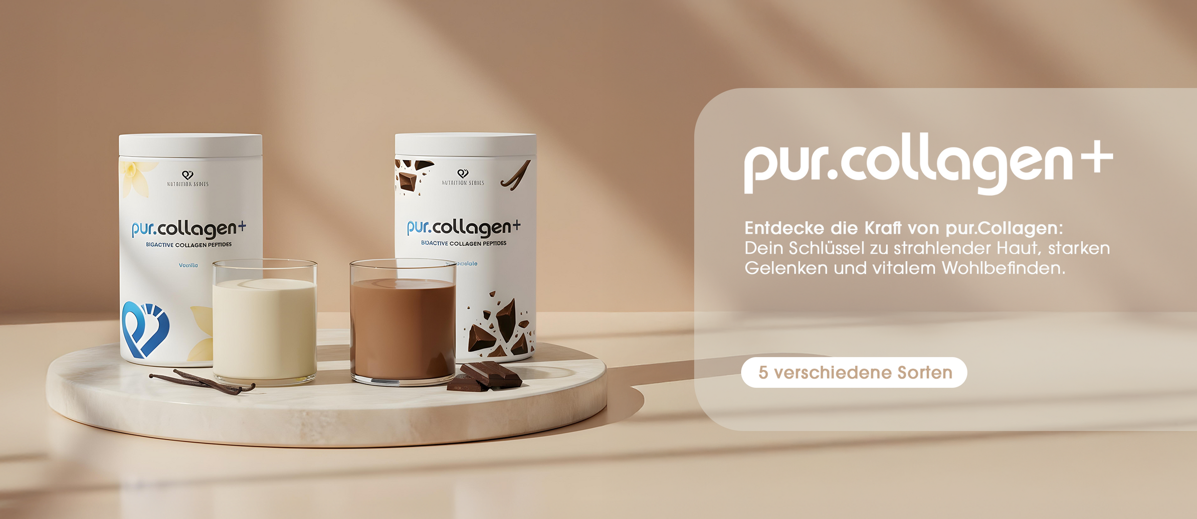 pur.collagen+ von pur-life - Entdecke die Kraft von pur Collagen: Dein Schlüssel zu strahlender Haut, starken Gelenken und vitalem Wohlbefinden.