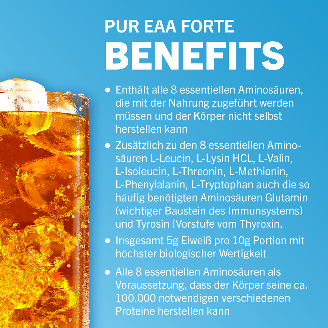 pur EAA Forte Erdbeere-Himbeere - Benefits #geschmack_erdbeere-himbeere