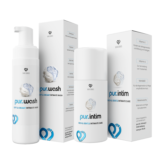 Intimpflege Duo mit  pur.Care und pur.Wash von pur-life