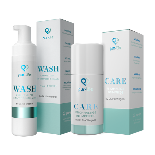 Intimpflege Duo mit  pur.Care und pur.Wash von pur-life