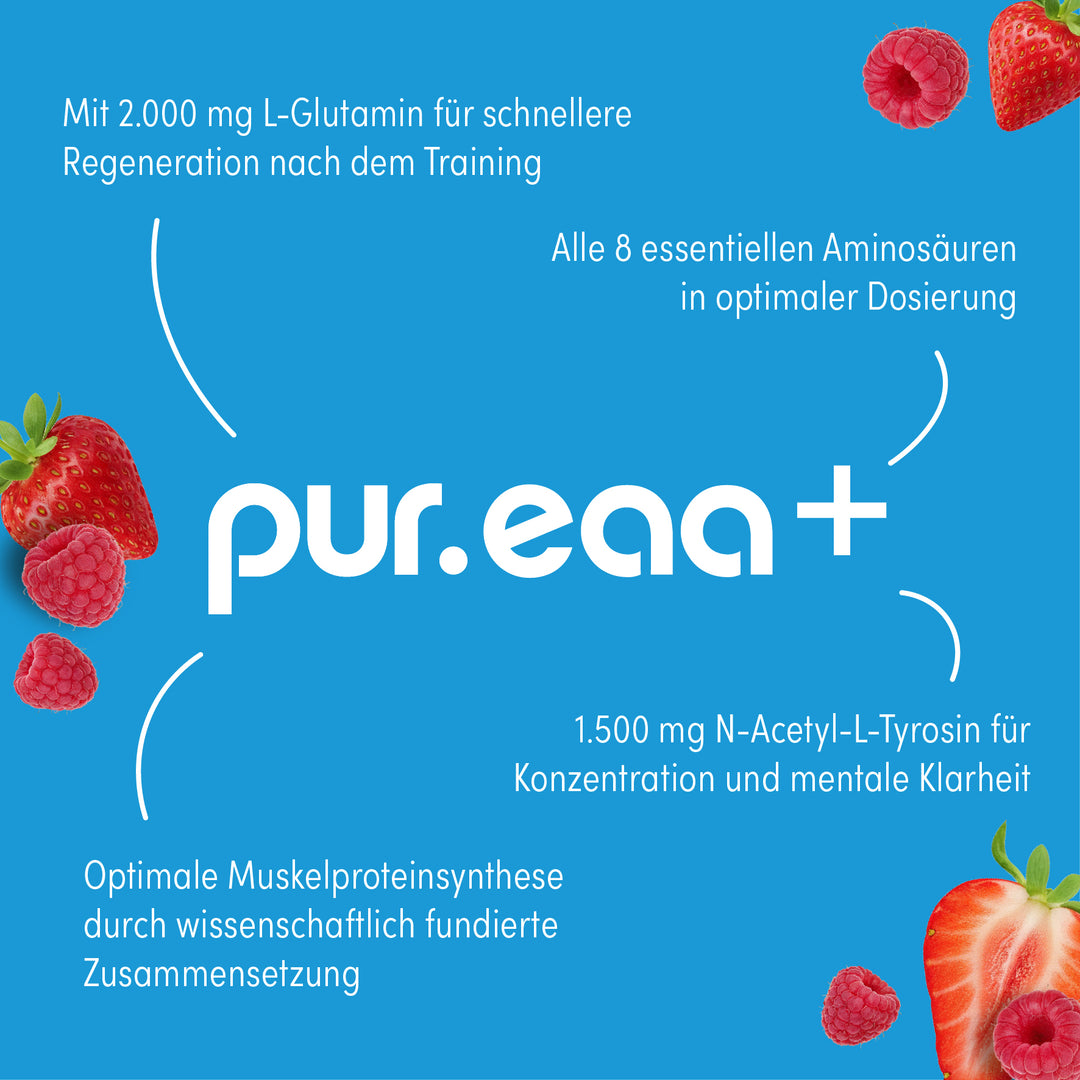 pur EAA Forte Erdbeere-Himbeere - Benefits #geschmack_erdbeere-himbeere