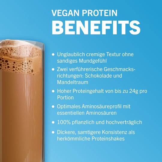 pur Vegan Protein Mandeltraum - Benefits #geschmack_mandeltraum