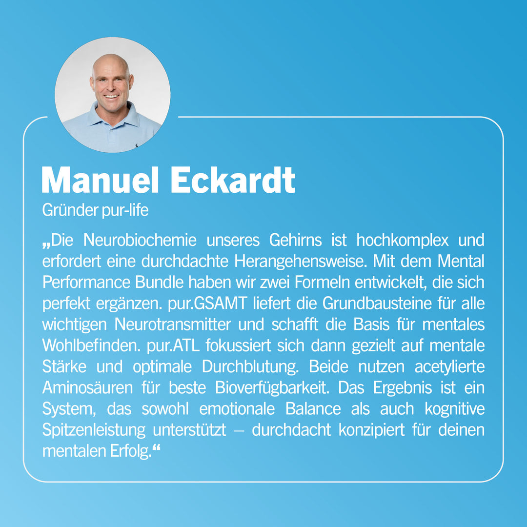 Mental Performance Bundle von pur-life - Experte Manuel Eckardt