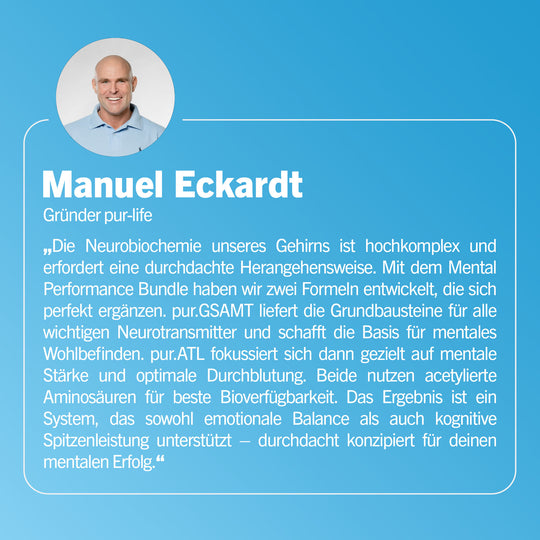 Mental Performance Bundle von pur-life - Experte Manuel Eckardt