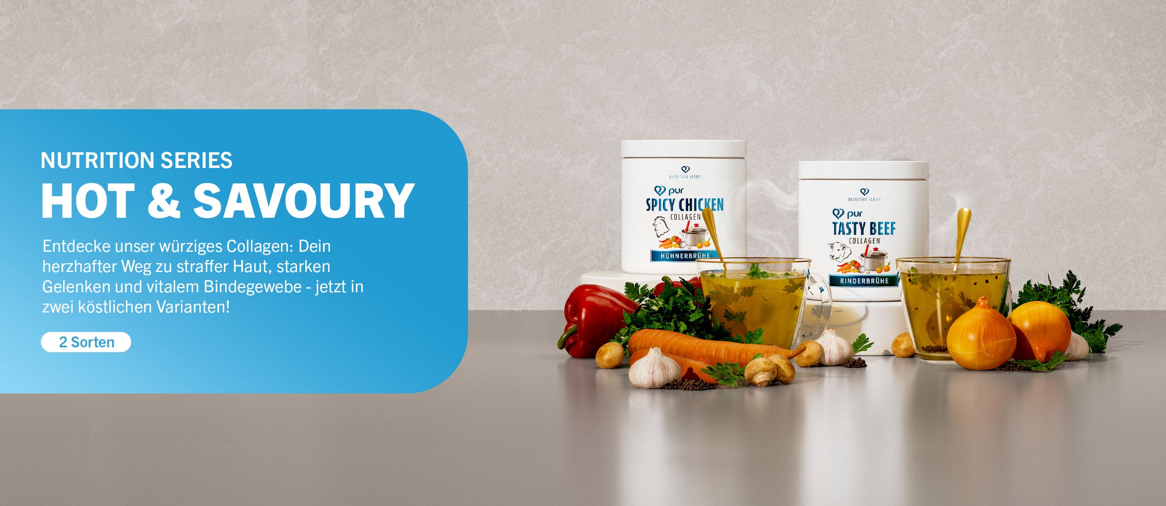 pur.Collagen Hot & Savoury - Nutrition Series