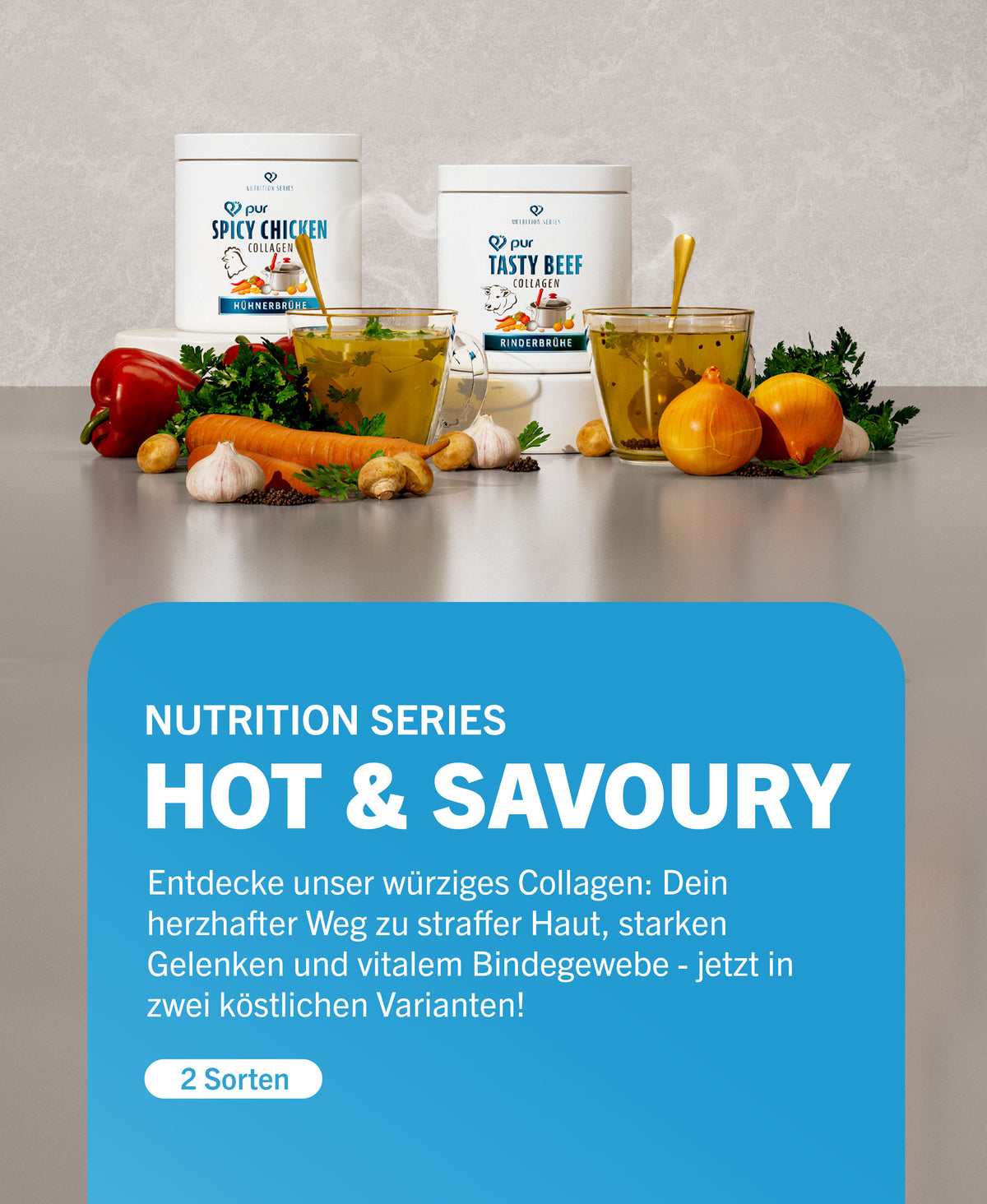 pur.Collagen Hot & Savoury - Nutrition Series - Mobil