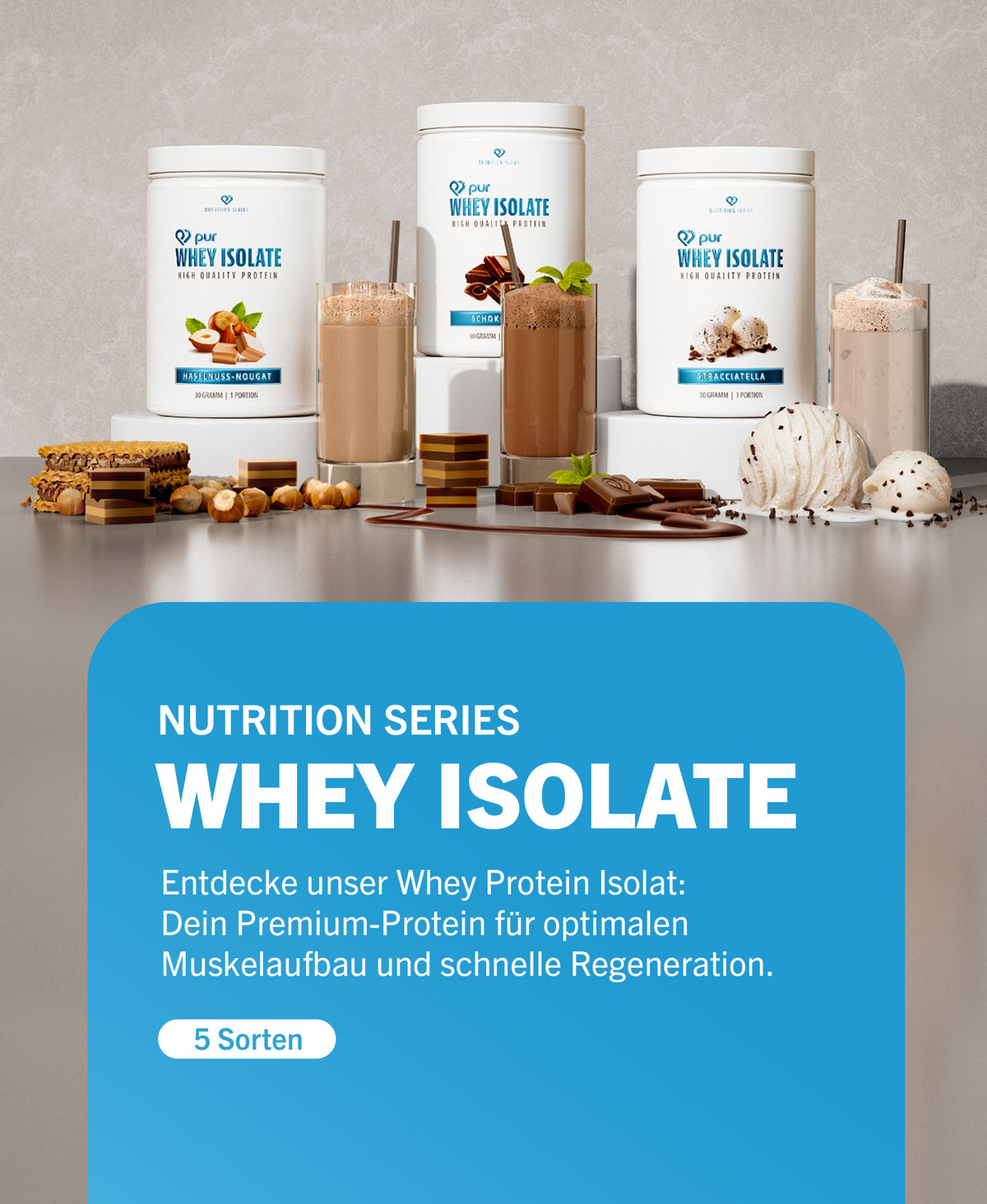 pur.Whey Isolate - Nutrition Series - Mobil