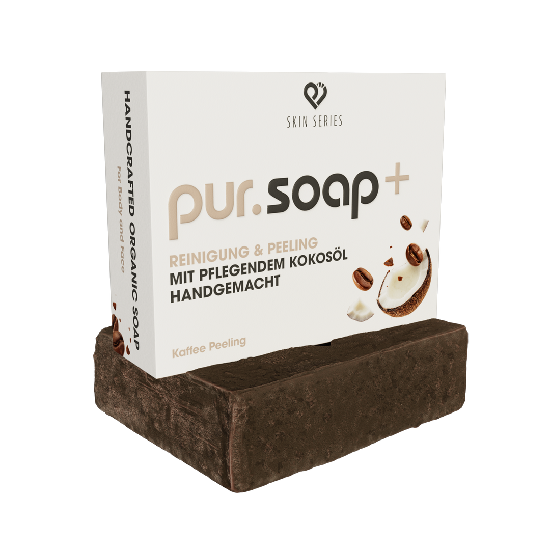 pur.soap+ von pur-life - Naturseife Coffee