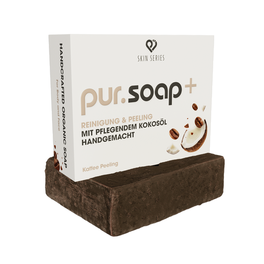 pur.soap+ von pur-life - Naturseife Coffee