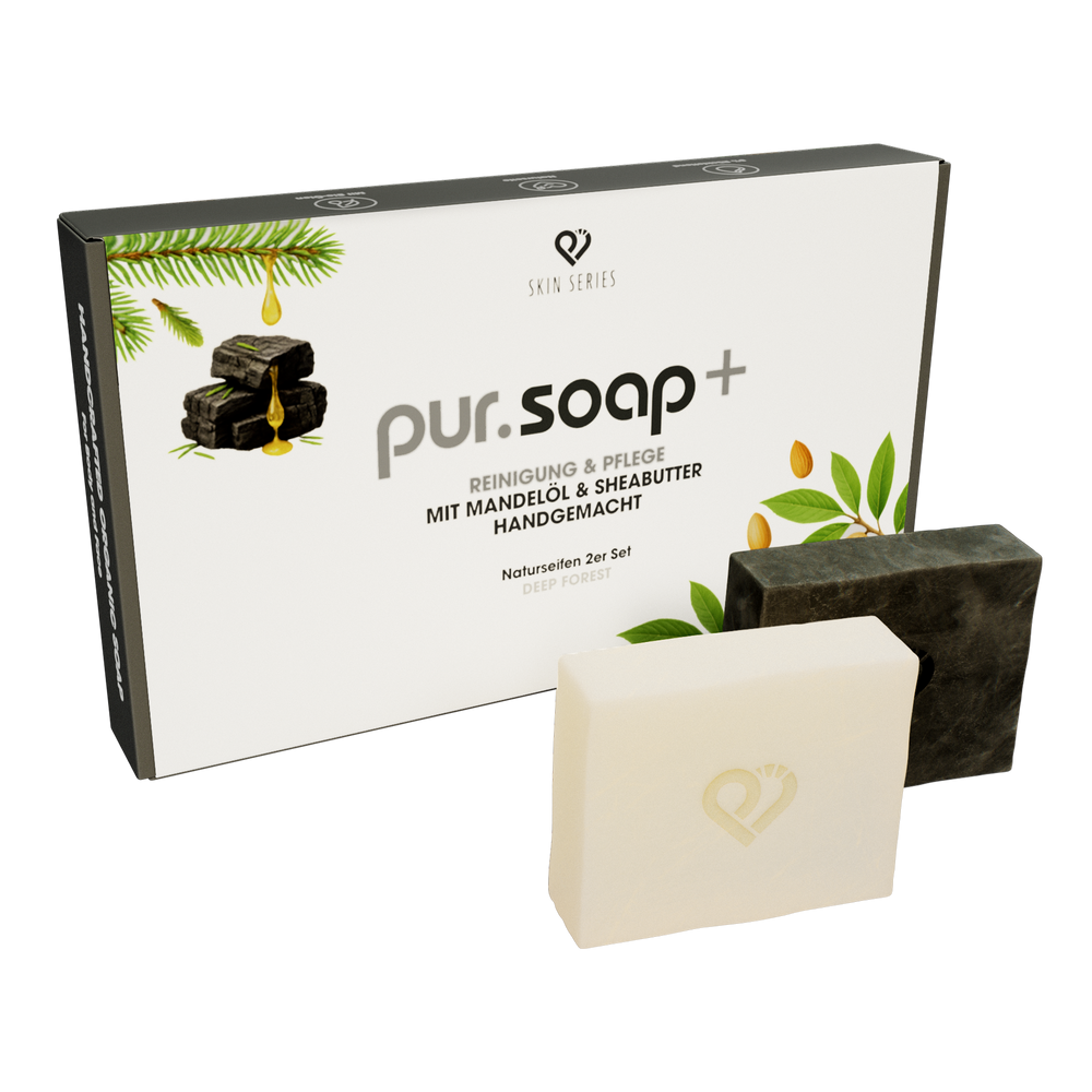 pur.Soap+ Deep Forest Set von pur-life #inhalt_2x-100g-naturseife