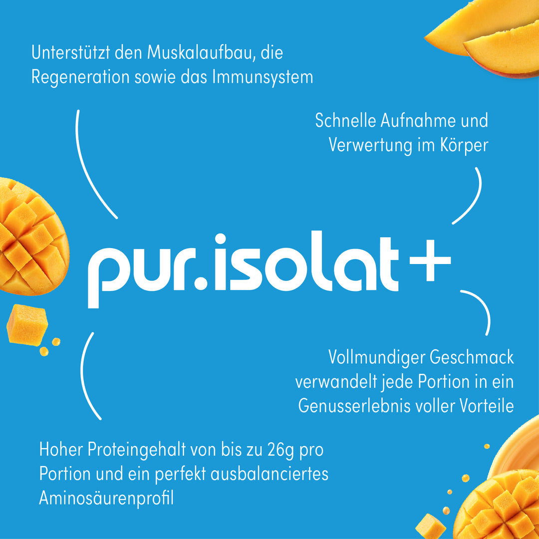 pur Whey Isolate Mango Lassi - Vorteile #geschmack_mango-lassi