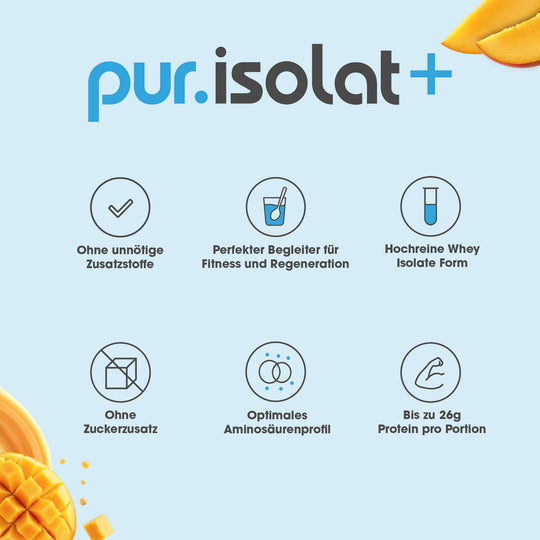 pur Whey Isolate Mango Lassi - Benefits #geschmack_mango-lassi