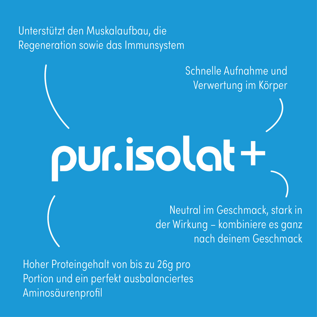 pur Whey Isolate Neutral - Vorteile #geschmack_neutral