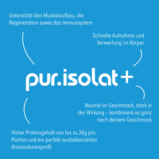 pur Whey Isolate Neutral - Vorteile #geschmack_neutral