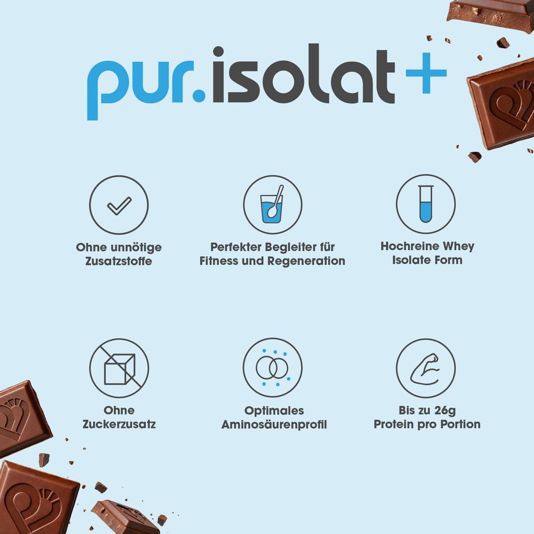 pur Whey Isolate Schokolade - Benefits #geschmack_schokolade