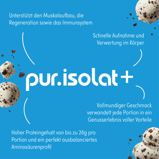 pur Whey Isolate Stracciatella - Vorteile #geschmack_stracciatella