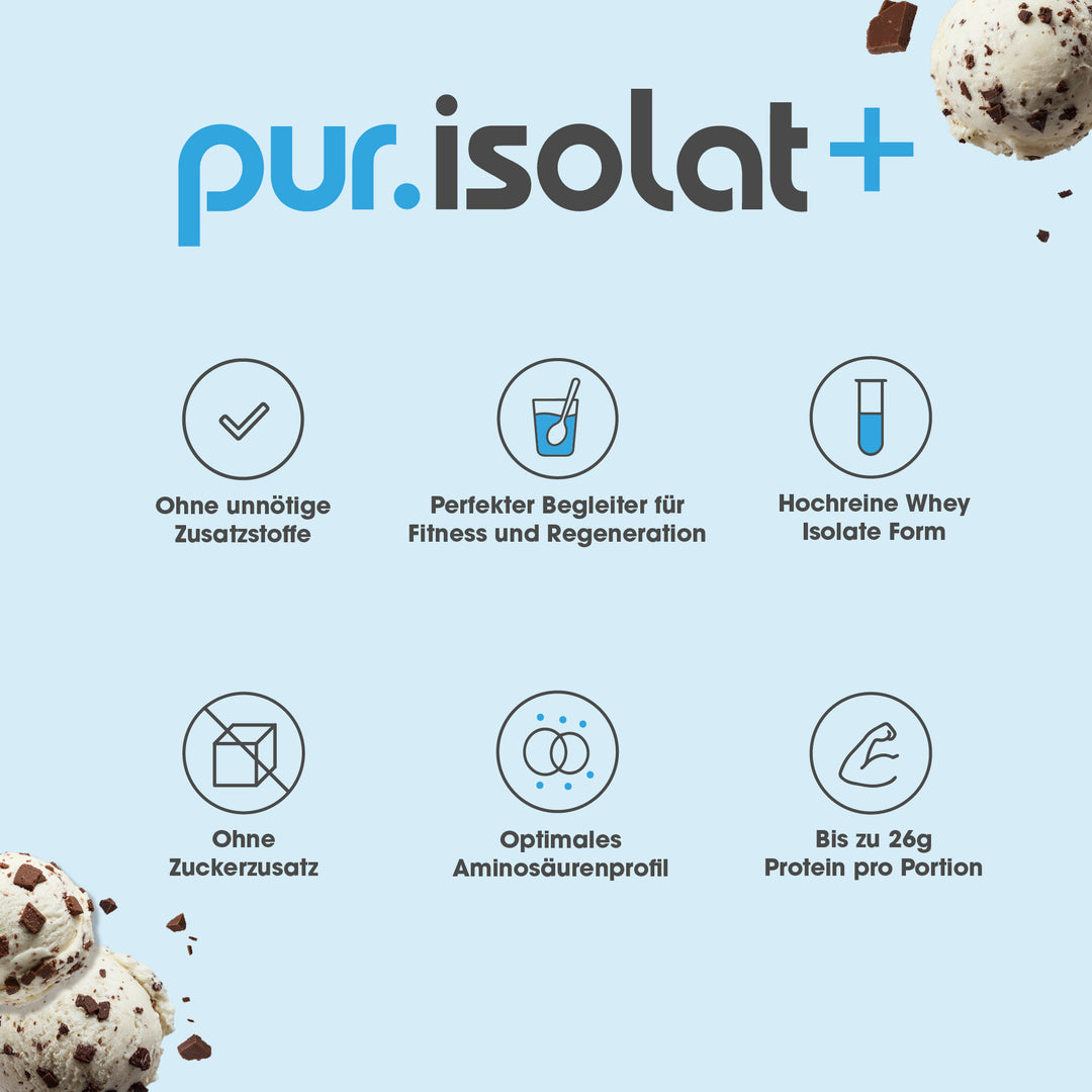 pur Whey Isolate Stracciatella - Benefits #geschmack_stracciatella