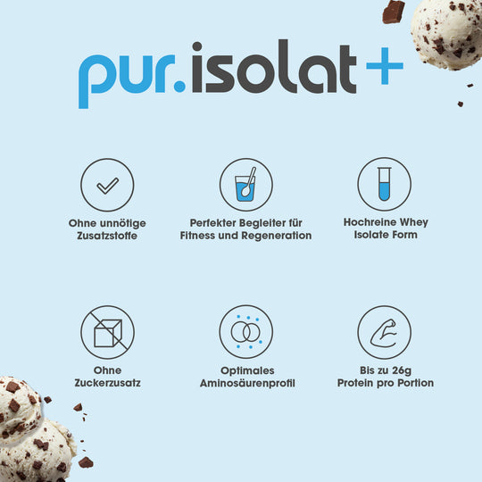 pur Whey Isolate Stracciatella - Benefits #geschmack_stracciatella