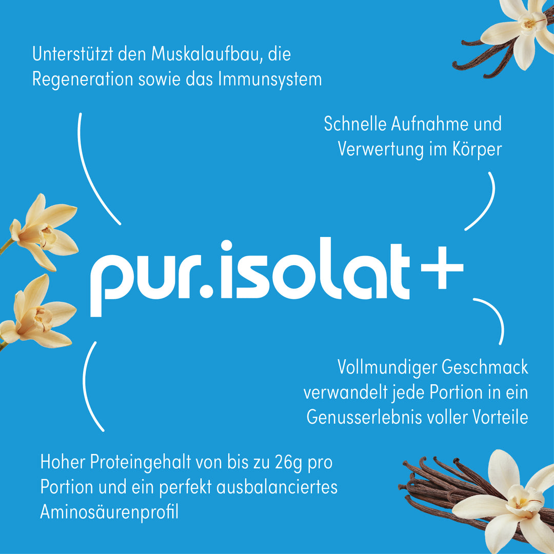 pur Whey Isolate Vanille - Vorteile #geschmack_vanille