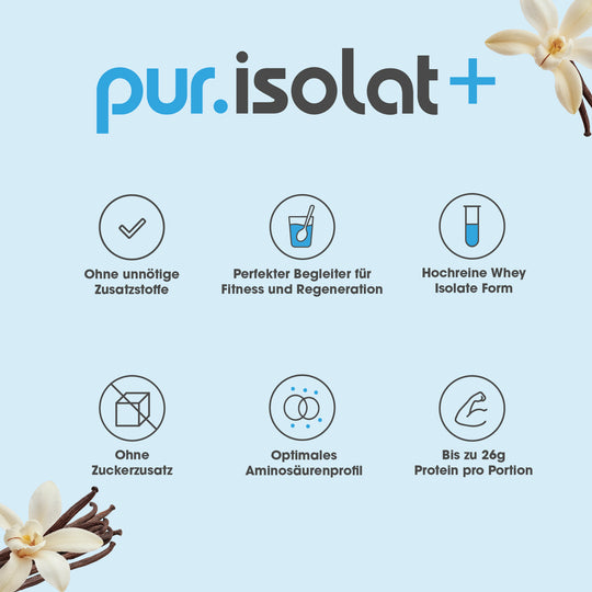 pur Whey Isolate Vanille - Benefits #geschmack_vanille