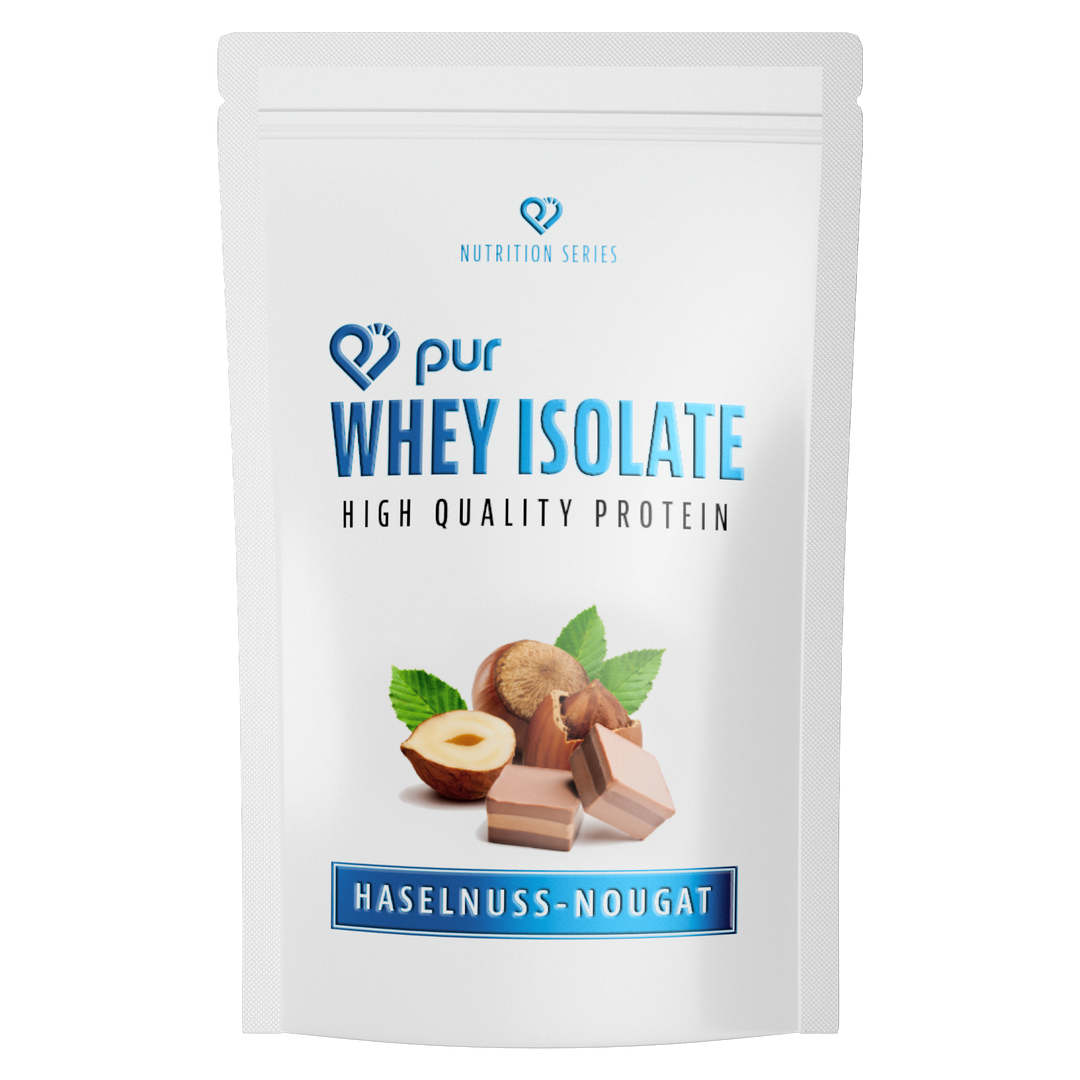 pur Whey Isolate Haselnuss-Nougat #geschmack_haselnuss-nougat