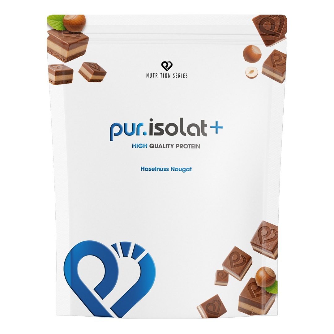 pur.Isolate+ von pur-life - Whey Protein Isolate - Haselnuss Nougat