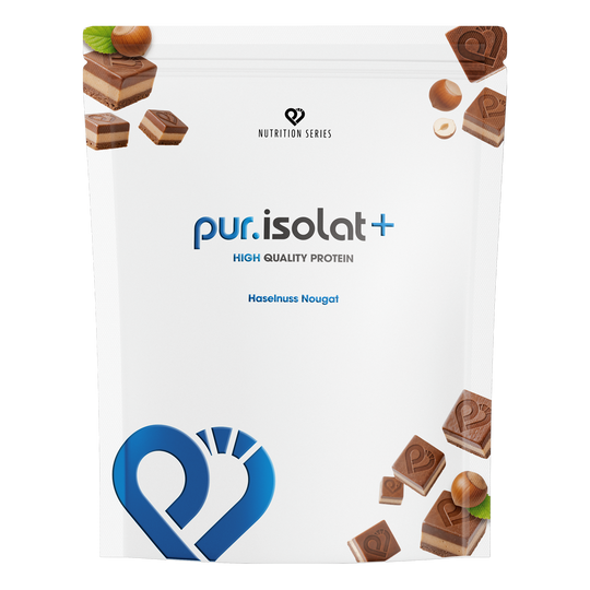 pur.Isolate+ von pur-life - Whey Protein Isolate - Haselnuss Nougat