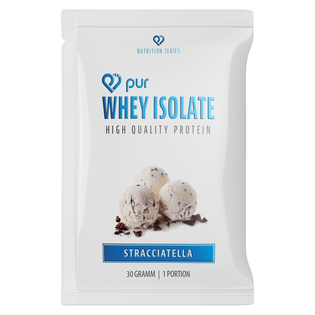 pur Whey Isolate Sample Stracciatella #geschmack_stracciatella