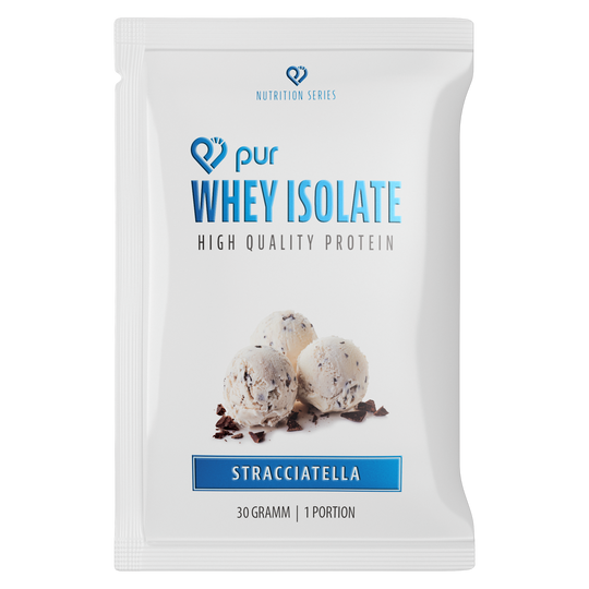 pur Whey Isolate Sample Stracciatella #geschmack_stracciatella