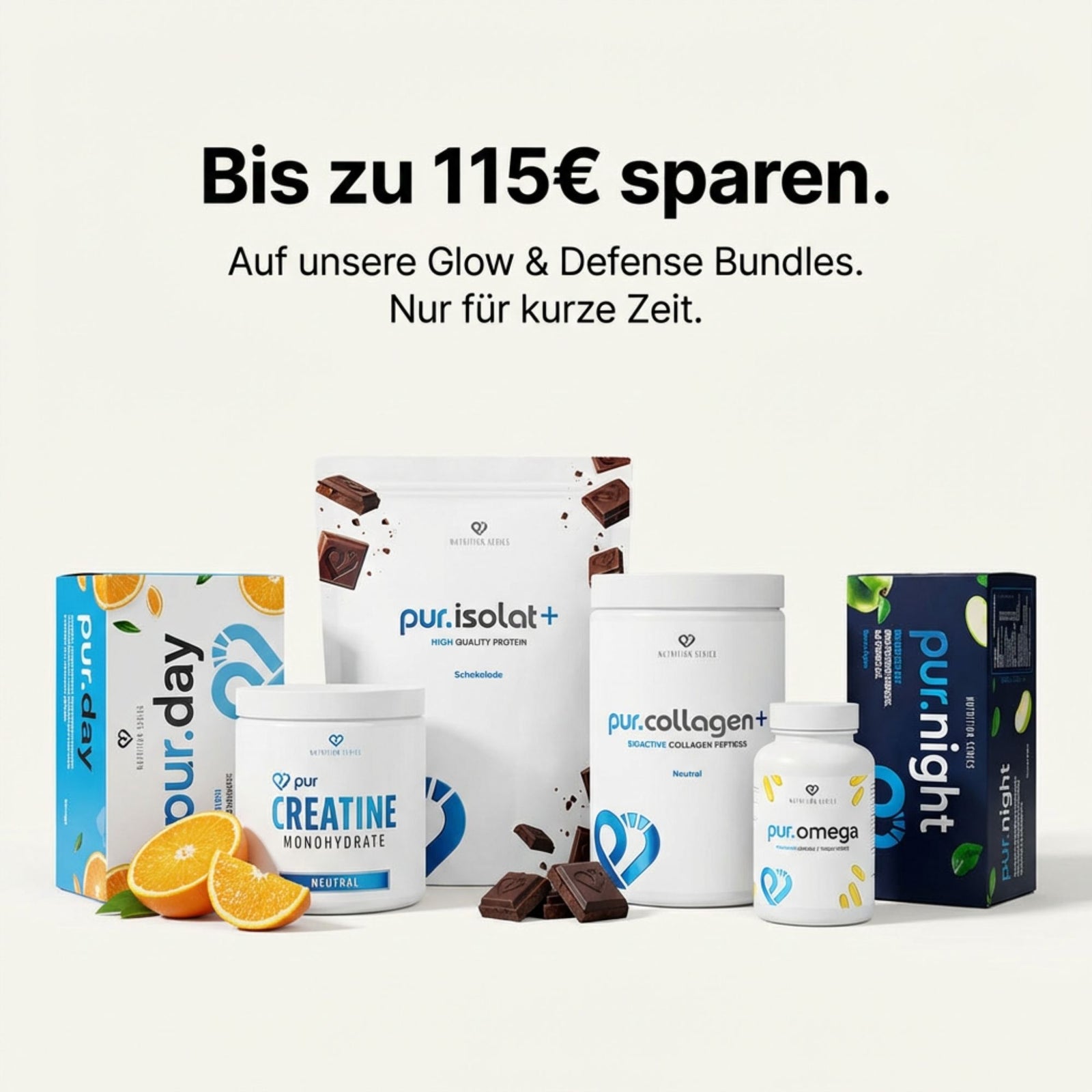 Glow & Defense Bundle Aktion nur für kurze Zeit. Nur bei pur-life