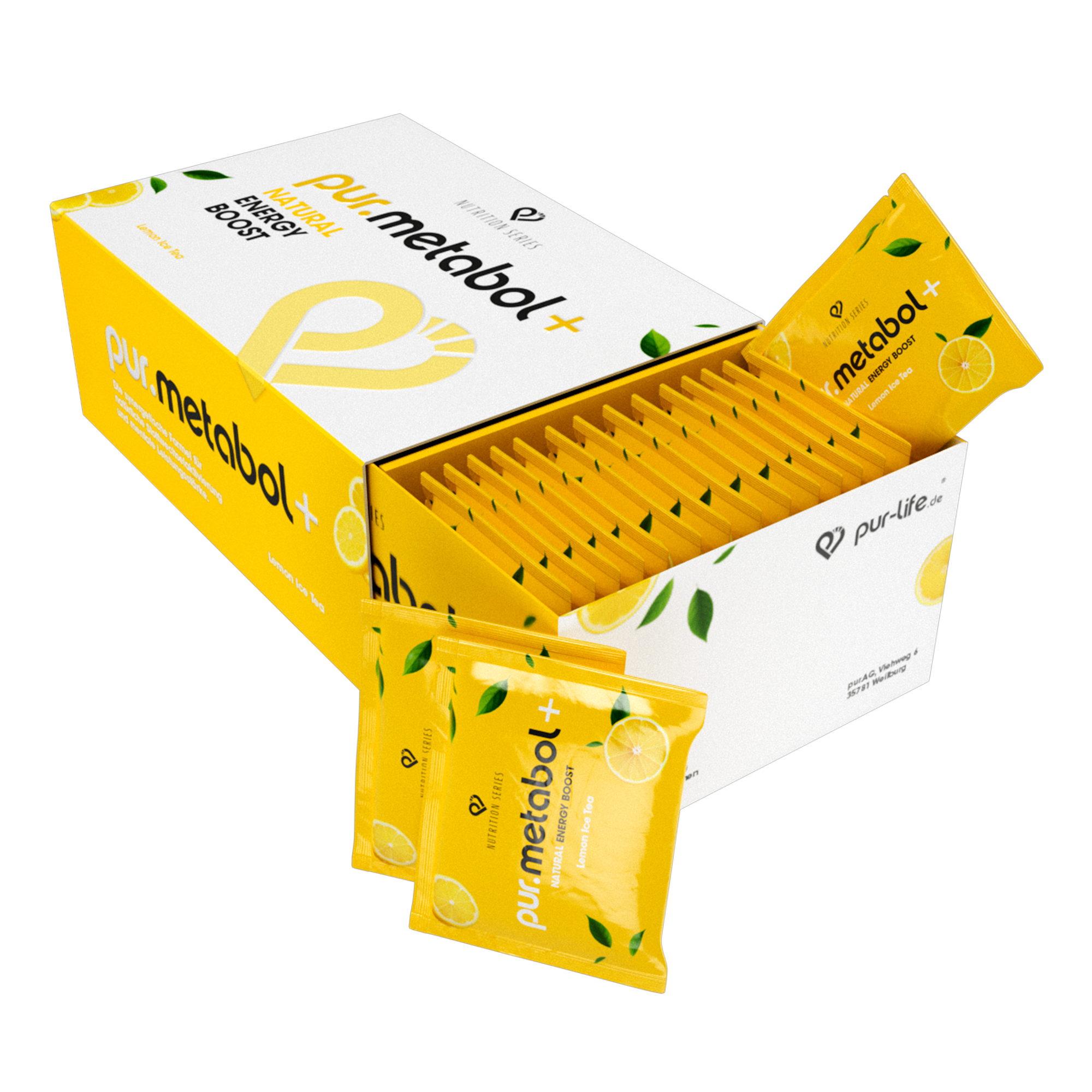 pur.metabol+ von pur-life mit Lemon IceTea Geschmack
